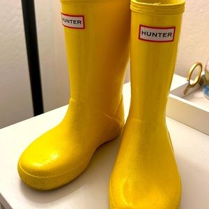Sparkly authentic Hunter Boots kids